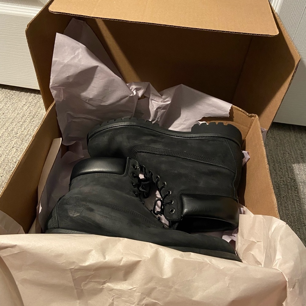 Black Timberland Boots Size 11